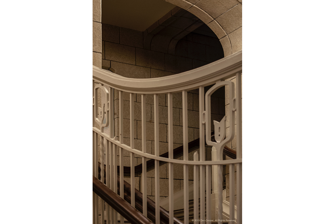 Union Station Barred Dark Stairs